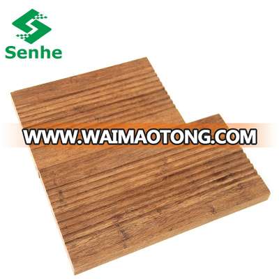 Waterproof Charchoal Bamboo Decking Tile Outdoor